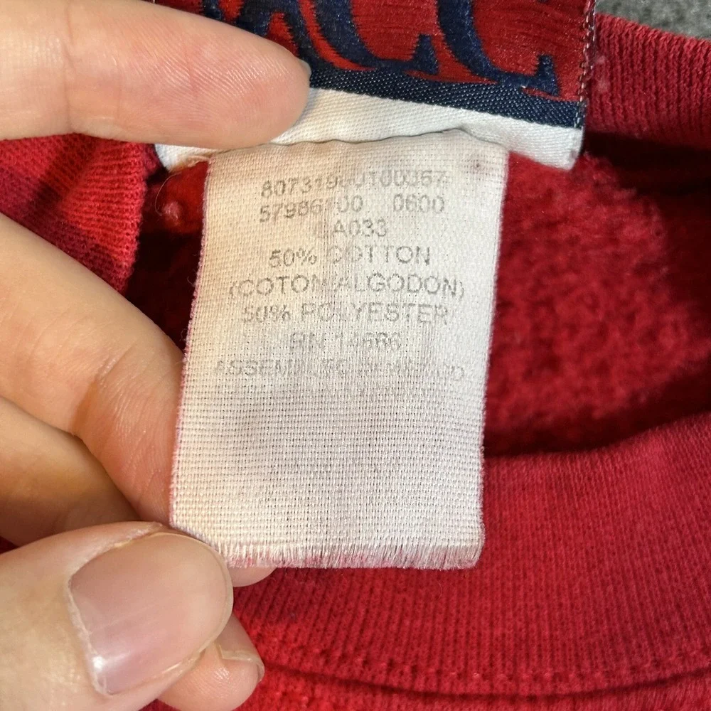 Vintage Nebraska Cornhuskers Sweatshirt Mens Medium Large NCC Football‎ Sweater